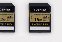 Toshiba predstavila najbrže SD kartice Exceria Pro SD