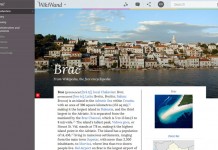 WikiWand daje novo ruho Wikipediji WikiWand Screenshot - Otok Brač