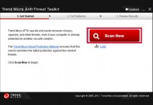 Uklonite viruse s Trend Micro Anti-Threat Toolkit programom Trend Micro Anti-Threat Toolkit sučelje