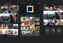 Layout aplikacija za izradu kolaža na Instagramu Layout za instagram sučelje
