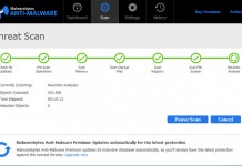 Malwarebytes Anti-Malware 2.1.4 s novim sučeljem malwarebytes AM sučelje