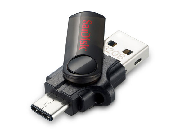 USB Type C scandisk flash drive