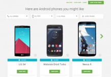 Google pokrenuo stranicu za preporuku Android smartphonea odabiru smartphonea LG G4, Motorola Turbo i Nexus 6