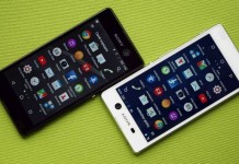 Procurile fotografije Sony Xperije C5 Ultra i Xperije M5 Sony Xperia C5 Ultra i M5 prednja strana