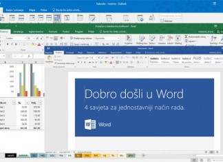 Word, Excel, PowerPoint sučelja Office 2016