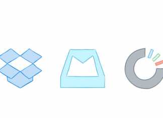 Dropbox Carousel i Mailbox logotip aplikacije