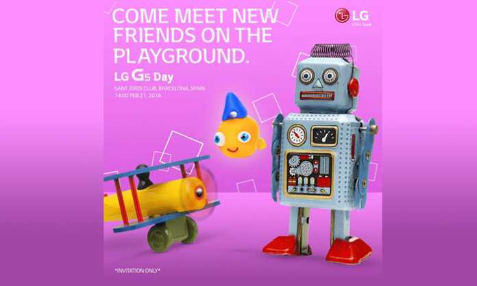 LG G5 pozivnica 21. veljače 2016