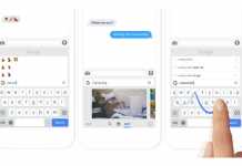 Google GBoard tipkovnica za iOS gboard sučelje
