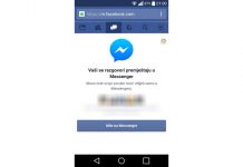 Facebook ukida slanje poruka na mobilnim web preglednicima Messenger poruka o ukidanju slanja poruka putem web preglednika