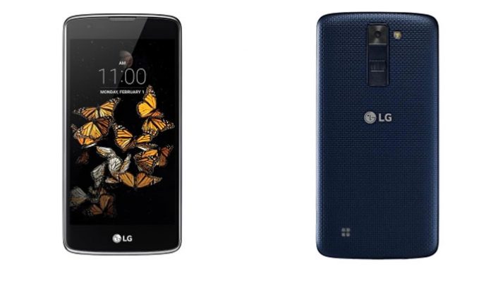 LG K8 dizajn uređaja