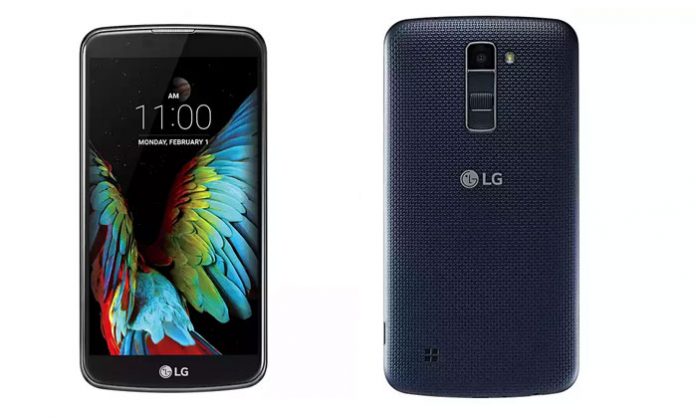 LG k10 Dizajn telefona u plavoj boji