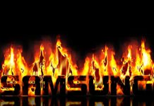 Samsung Galaxy Note7 se više ne proizvodi Samsung logo u vatri