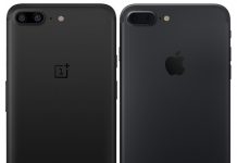 OnePlus 5 izgleda identično kao iPhone 7 Plus OnePlus 5 i iPhone7 Plus stražnja strana telefona