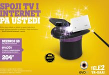 Neograničeni internet i gledanje blockbustera uz evotv i Tele2 Spoji TV i internet pa uštedi