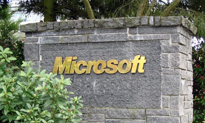 Microsoft natpis
