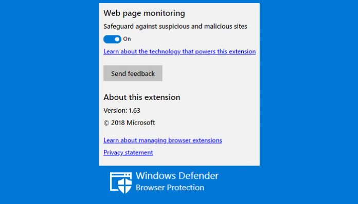 Windows defender zaštita preglednika