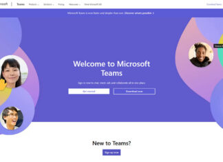 Microsoft teams početni zaslon